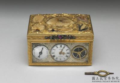 图片[2]-British timepiece box inlaid with semi-precious materials, Qing dynasty (1644~1911 C.E.)-China Archive